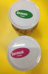 Kavanozda mısır ince / kalın  Anasonlu-Sarımsaklı