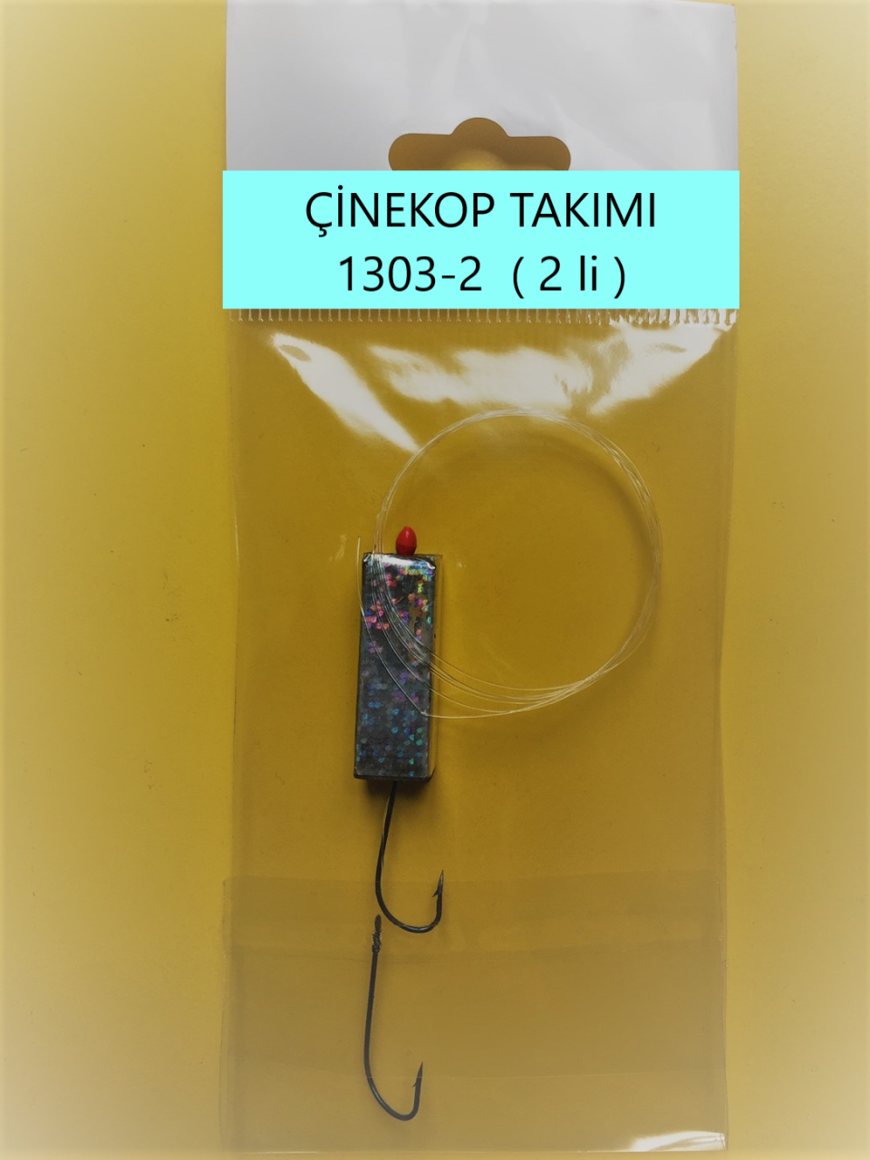 2 İğneli Mantarlı Misinalı Çinekop takımı  ( 1 Paket  5 Takım içerir )