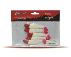 Captain 3569 Style Soft 8cm Levrek Silikonu 5'li Paket Suni Yem