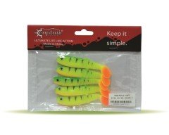 Captain 3569 Style Soft 8cm Levrek Silikonu 5'li Paket Suni Yem