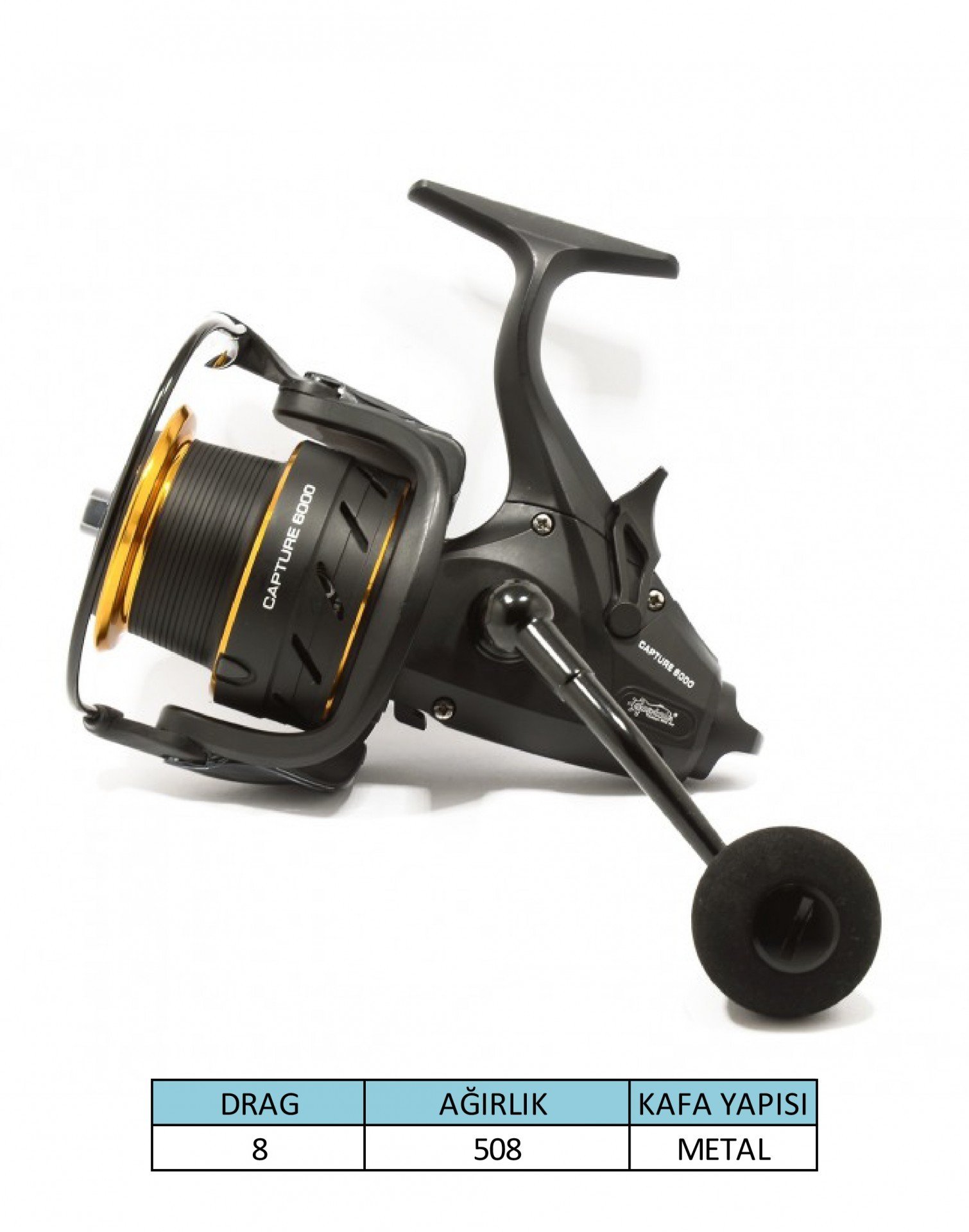 Captain Capture 6000 Carp Makine 6+1 bilyalı