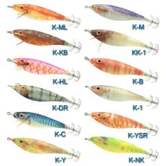 Kardez Glow Squid Jig 10 Cm 10 Gr Fosforlu Kalamar Zokası Kurşunsuz