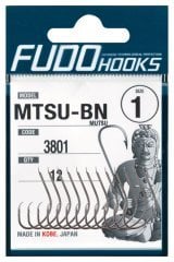 Fudo 3801 Mutsu Black Nikel Çember Olta İğnesi