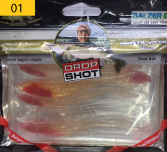 Balzer – 16626-109 Drop Shot Shad Zander  10cm 5 li