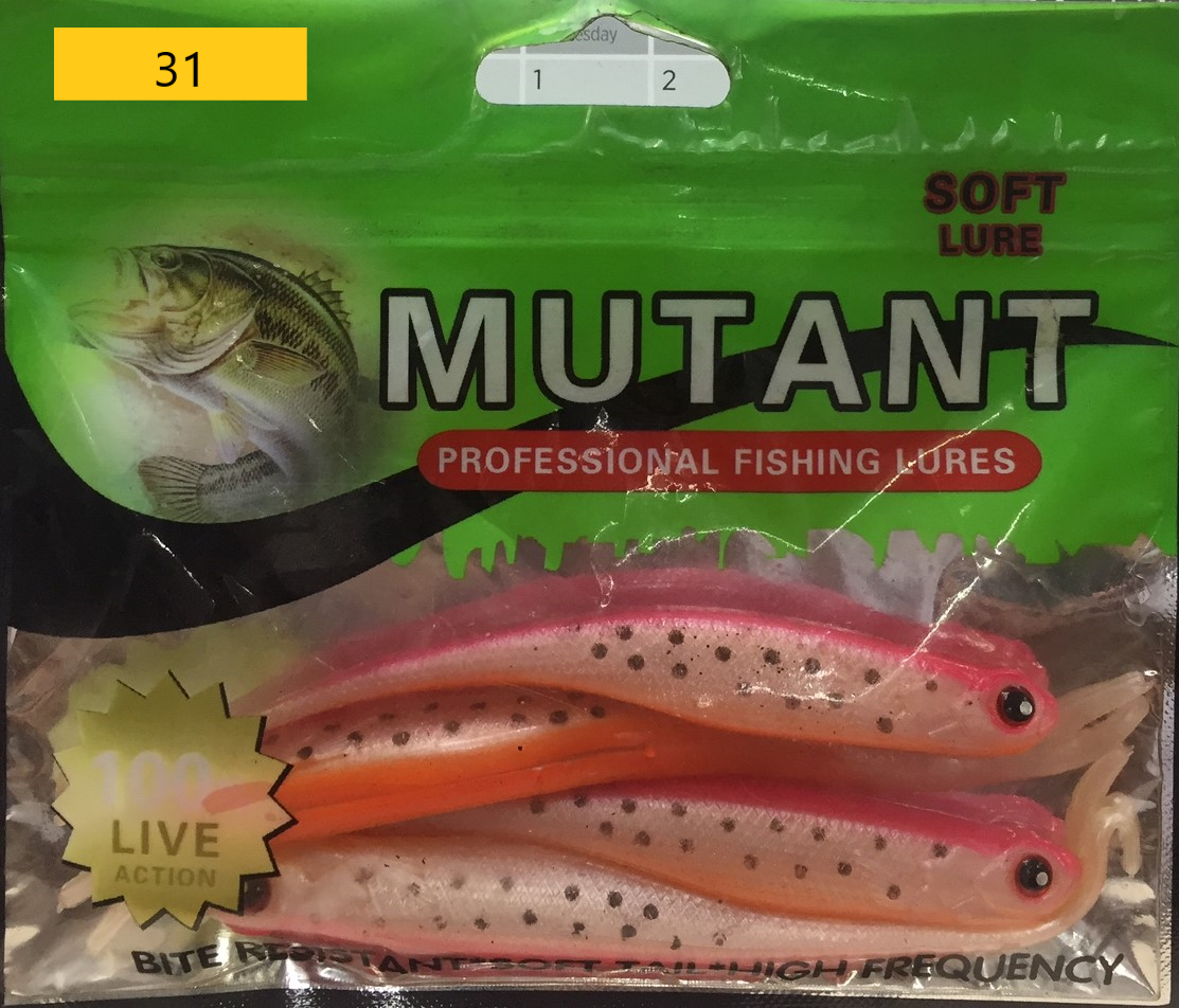3520 Mutant Çatal Kuyruk Balık 12 cm 5 li pk.  7 gr.
