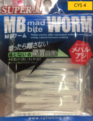 MB Mad Bite Worm LRF Silikon LRF Yemi  12 Pcs