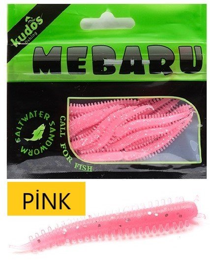 Kudos Mebaru Worm 8 cm (15 Pcs)  LRF Silikon Yem