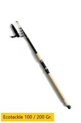 Ecotackle Dragon teleskopik Karbon Olta Kamışı  100 - 200 gr. Mix karbon