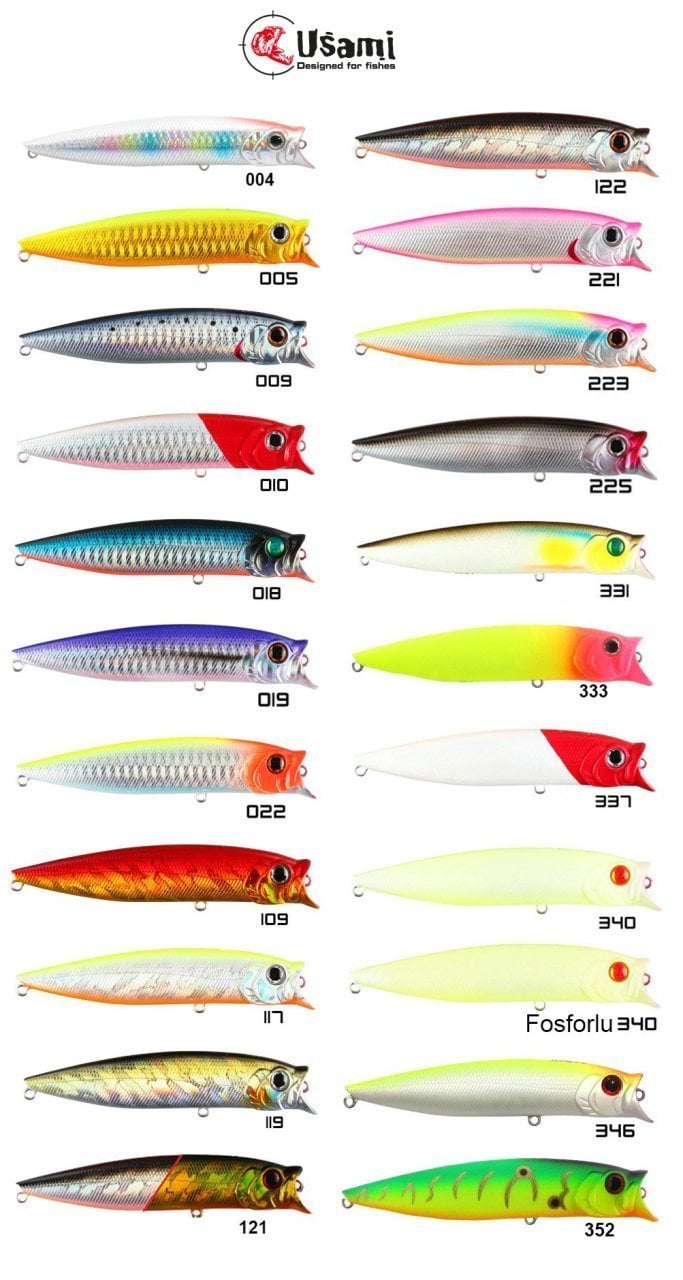 Usami Combo Pop 100 F-    12.1 gr Maket Balık