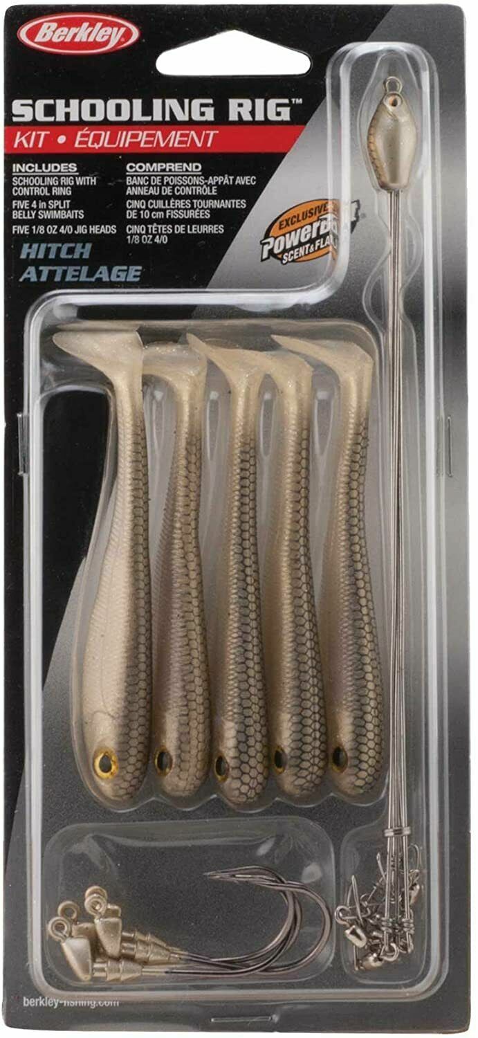 Berkley Schooling RigTM Kit, 5, 1/8oz | 3.5g, 4/0 Rigs - Size: 4/0