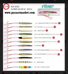 R 15 - 6026 Alfred jig 60 gr.